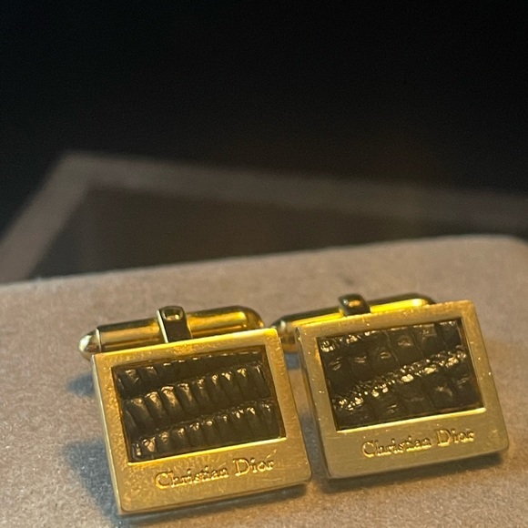 Dior CUFFLINKS RARE VINTAGE - Picture 5 of 8